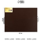 Коврик eva универсальный Eco-cover, Соты 50 х 67 см, коричневый 9244449 Коврик eva универсальный Eco-cover, Соты 50 х 67 см, коричневый 9244449