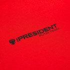 Бомбер President, размер S, цвет красный - фото 46424