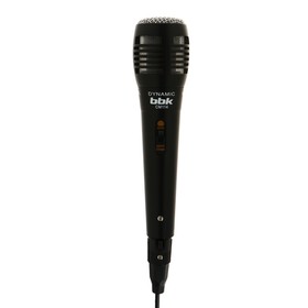 Микрофон BBK CM114, разъем 6.3/3.5 мм, 2.5м, чёрный