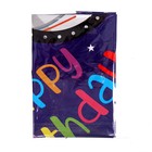 Шар фольгированный 40'' Фигура, "Космическая ракета" "С Днем Рождения" 1 шт 35969 - фото 802363268