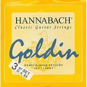 A set of bass strings (3pcs) for the classic guitar7257mht goldin carbon/Goldin