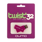 Флешка Qumo Twist Fandango, 32 Гб, USB2.0, фиолетовая 9247476 - фото 5710839