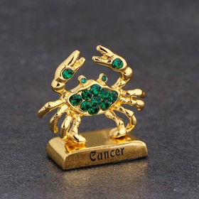 Сувенир знак зодиака "Рак", с кристаллами