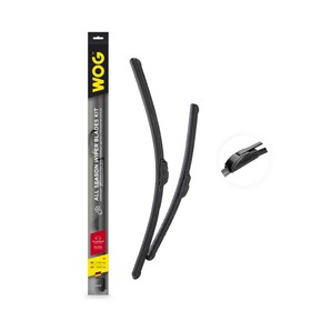 Щетка стеклоочистителя WOG 24"/600+20"/500 мм, бескаркасная, 2 шт. 9259270