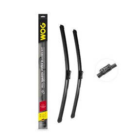 Щетка стеклоочистителя WOG 24"/600+20"/500 мм, бескаркасная, 2 шт. 9259271