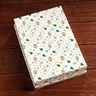 Коробка сборная крышка-дно с окном, "Зайки", 21 х 15 х 5,7 см 9110016