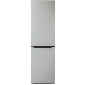 Холодильник "Бирюса" M880NF, двухкамерный, класс А, 370 л, серебристый
