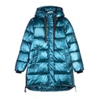 Куртка зимняя удлиненная для девочки, рост 134 см - фото 6052638