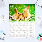 Календарь листовой "Символ года 3" бумага, 2023 год, А2 - фото 6969539