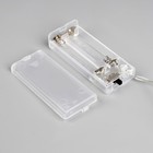 Гирлянда «Нить» 2 м с насадками «Розовый фонарик», IP20, прозрачная нить, 10 LED, свечение тёплое белое, AAх2 7989813