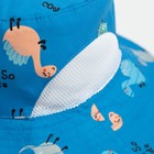 Панама детская MINAKU "Дино", цв, синий, р-р 54 - фото 108276222