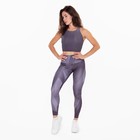 Леггинсы женские, цвет чёрно-белый, размер 52 (2ХL) - фото 802379621