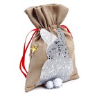 Мешок для подарков «Кролик», 21 × 16 см, цвета МИКС - фото 5773810