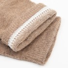 Носки детские шерстяные «Super fine», цвет коричневый, размер 3 (3-4 года) - фото 107858461