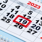 Календарь квартальный, трио "Символ Года - 5" 2023 год, 30х69см 9241492