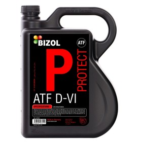 Масло трансмиссионное для АКПП BIZOL Protect ATF D-VI, НС-синтетическое, 5 л 9217939