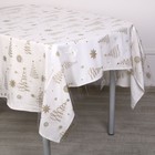 Скатерть «Ёлки», золото 130 х 200 см 7842087