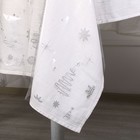 Скатерть «Ёлки», серебро 130 х 200 см 7842088