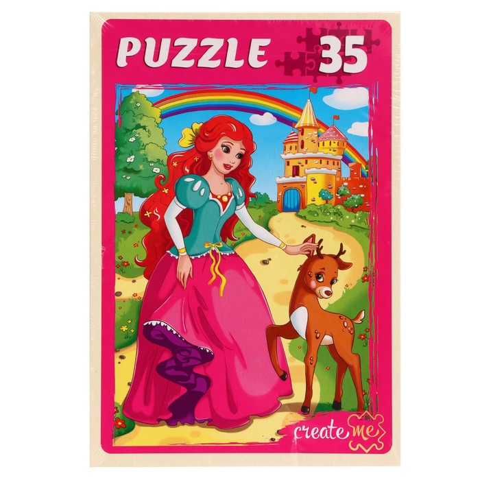 Макси-пазл «Принцесса и замок», 35 элементов купить в Чите Пазлы в ...