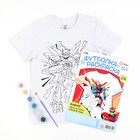 Набор для творчества Футболка-раскраска, «Робот», размер 128 - 134 см - фото 802391466