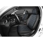 Авточехлы Rival Ромб (зад. спинка 40,60), Volkswagen Polo V седан 2010-2020, алькантара, эко-кожа, черные, SC.5801.4 7846940 Авточехлы Rival Ромб (зад. спинка 40,60), Volkswagen Polo V седан 2010-2020, алькантара, эко-кожа, черные, SC.5801.4 7846940