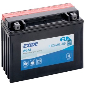 Аккумуляторная батарея Exide 21 Ач ETX24HL-BS, обратная полярность 7913758