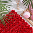 Розы мыльные красные, набор 81 шт - фото 7899585