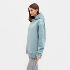 Худи женское MINAKU: Casual Collection цвет серо-голубой, р-р 46-48 - фото 46040