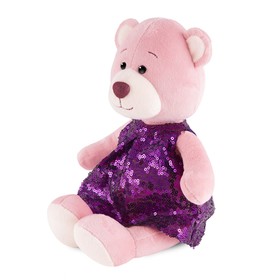Мягкая игрушка "Мишка Молли в платье с пайетками", 21 см RM-M008-21