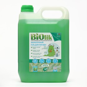 Экологический гель для мытья посуды Biolik "Алоэ" 5 л