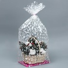 Пакет подарочный с жёстким дном «Лесные герои», 14 х 22 х 70 см 7059312