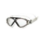 Очки-полумаска для плавания Atemi Z201, силикон, цвет чёрный/серый - фото 8055370