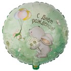 Шар фольгированный  18" " Зайка с одуванчиками" 9271705 - фото 780421