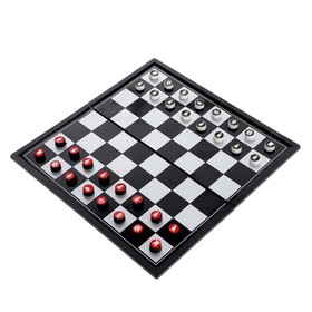 Настольная игра «Шашки, шахматы», 2 в 1, в пакете в Донецке