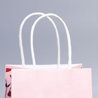 Пакет подарочный крафтовый «8 марта!», 12 × 21 × 9 см 7889209