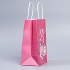 Пакет подарочный крафтовый «Праздник весны», 12 × 21 × 9 см 7889211