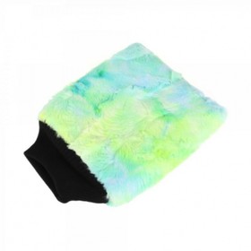 Плюшевая рукавица для мойки PURESTAR Color-pop wash mitt, особо мягкая, 20х25 см, зеленая 9305600