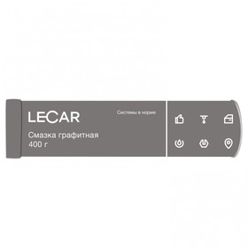 Смазка графитная Lecar, 400 г, картуш 9316578