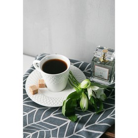Кофейная пара Magistro Argos, чашка 100 мл, 10,5×7,5×7 см, блюдце d=15 см