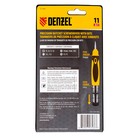Отвертка реверсивная Denzel 7711609, механизм SmartPush mini 11 шт 9319070 Отвертка реверсивная Denzel 7711609, механизм SmartPush mini 11 шт 9319070