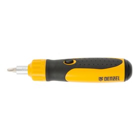 Отвертка реверсивная Denzel 7711611, механизм SmartPush mini 12 шт 9319071