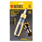 Отвертка реверсивная Denzel 7711611, механизм SmartPush mini 12 шт 9319071 Отвертка реверсивная Denzel 7711611, механизм SmartPush mini 12 шт 9319071
