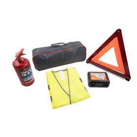Автомобильный набор Basic, аптечка, жилет, огнетушитель, знак 9306797