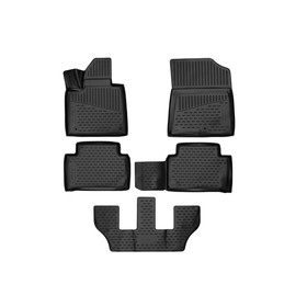 Коврики 3D в салон KIA Sorento IV 2020 - , внедорожник, 7 мест, 5шт. (полиуретан) 9306882