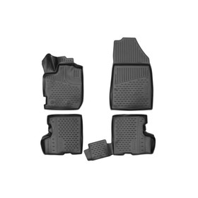 Коврики 3D в салон RENAULT Duster II 2021 - , 4шт. (полиуретан) 9306894