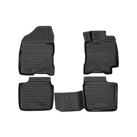 Коврики 3D в салон TOYOTA Allion T260 рестайлинг 2010 - П.Р., 4шт. (полиуретан) 9306906