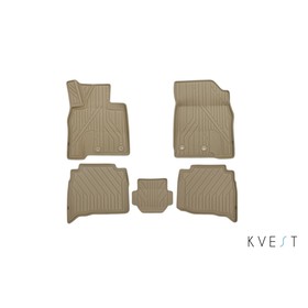 Коврики KVEST 3D в салон LEXUS LX, 2015-, 5 шт., полиуретан, бежевый 9307172