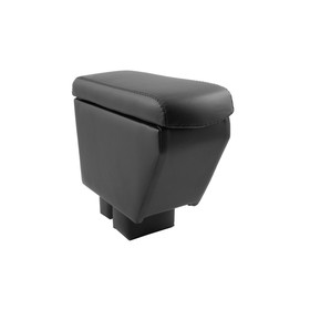 Автоподлокотник REIN для SKODA Rapid, 2020-, чёрный, экокожа 9307512