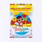 Медаль-магнит на ленте «Выпускник», d = 8,5 см. 9071477 - фото 5816216