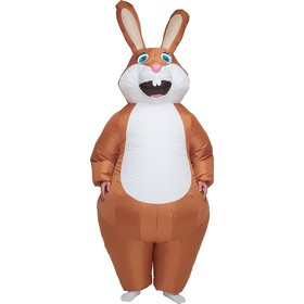 Костюм надувной «Кролик светло-коричневый», рост 150-190 см
